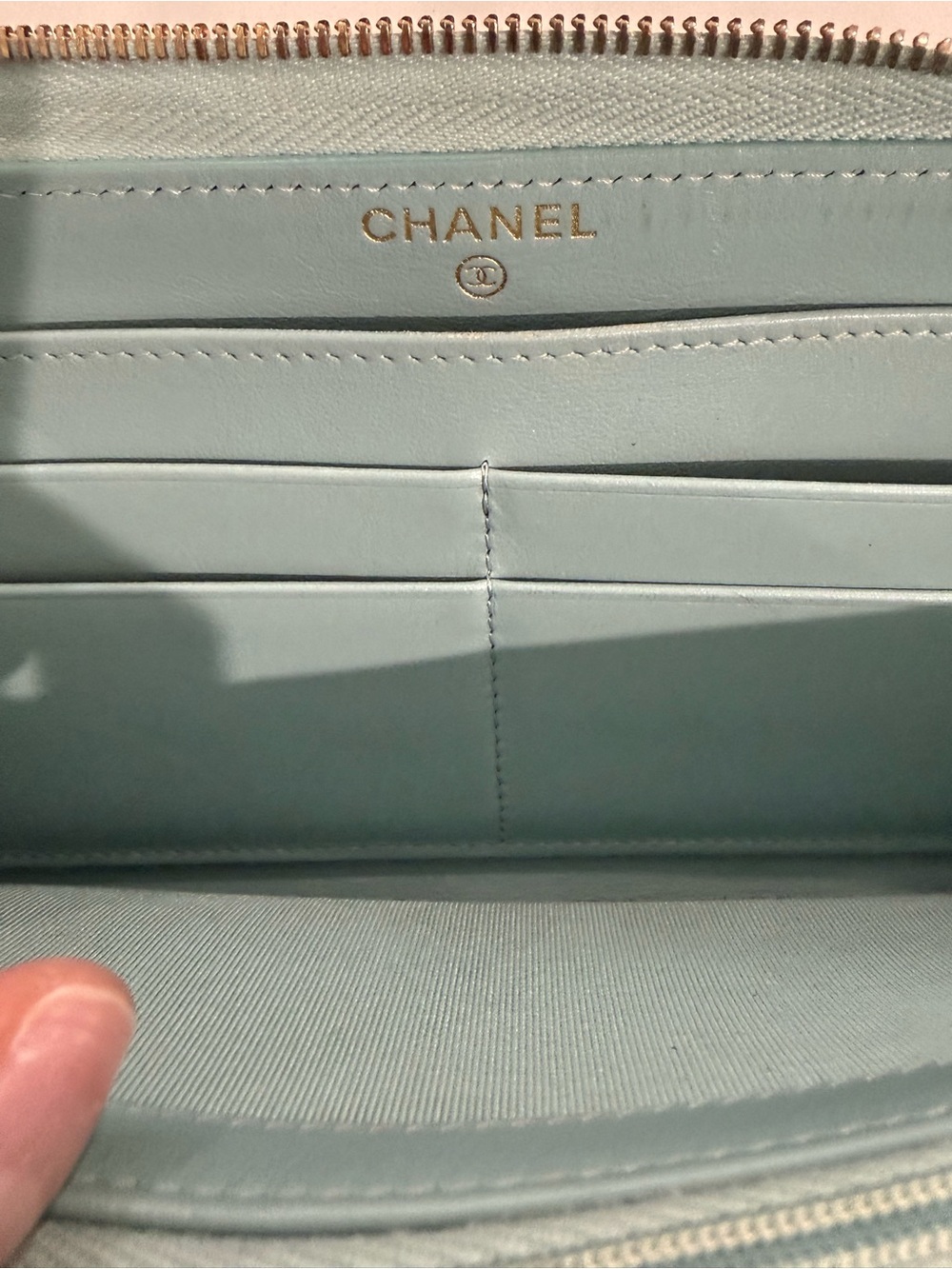 Chanel Caviar Leather Wallet - Picture 6 of 15